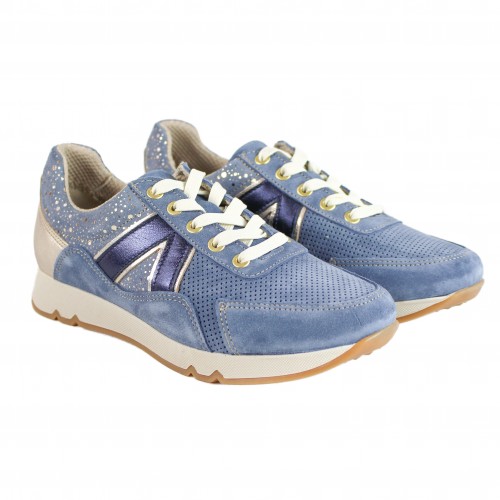 Sneakers de piel combinados modelo FARO