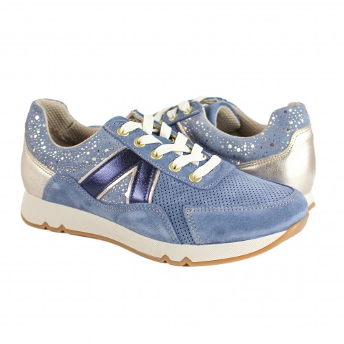 Sneakers de piel combinados modelo FARO