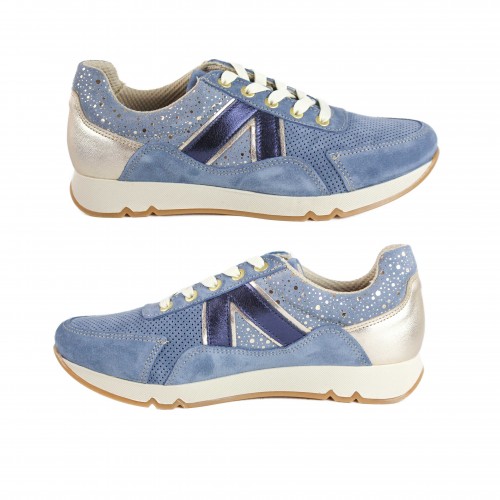 Sneakers de piel combinados modelo FARO