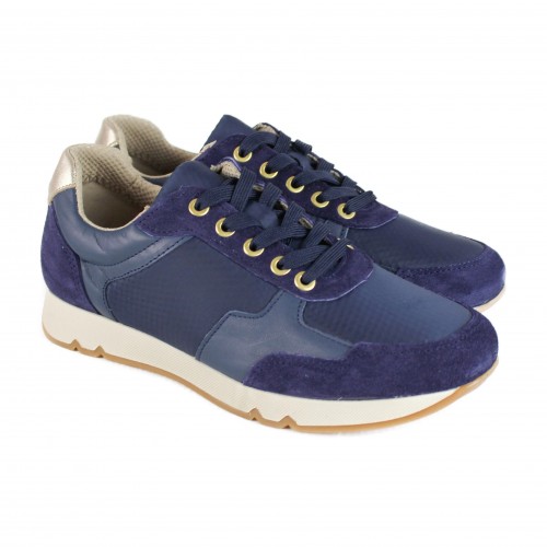 Sneakers de piel combinados modelo MARA