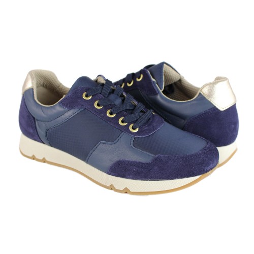 Sneakers de piel combinados modelo MARA