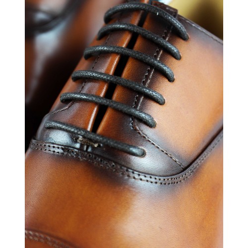 Zapatos de piel con alzas interiores + 7 cm modelo CONNOR