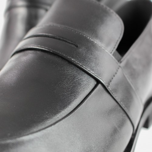 Zapatos de piel con alzas interiores + 7 cm modelo FLORES