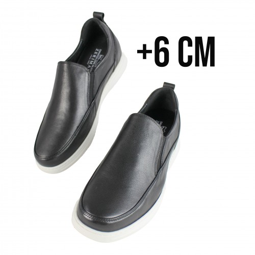 Zapatos de piel con alzas interiores +6 cm modelo TOMMO