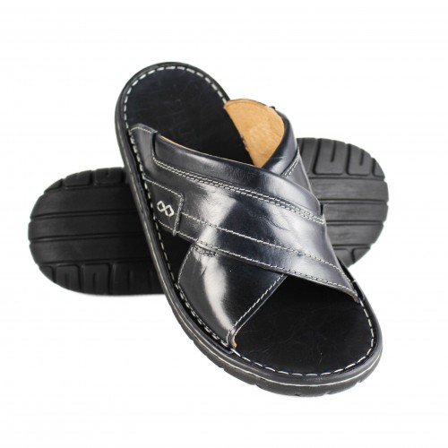 Sandalia de piel cruzada modelo JAMADA