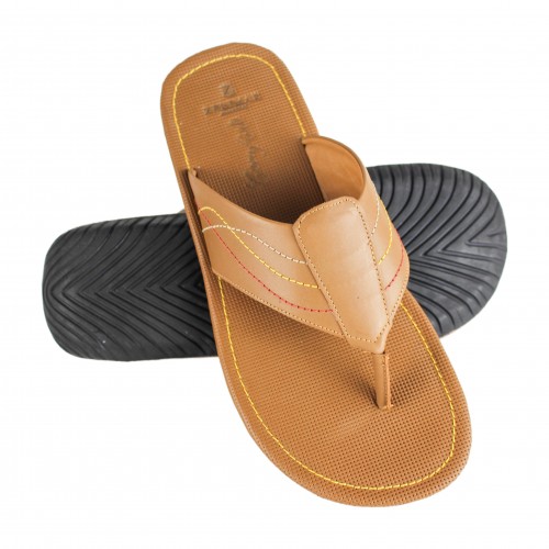 Chanclas de piel modelo AQUINO