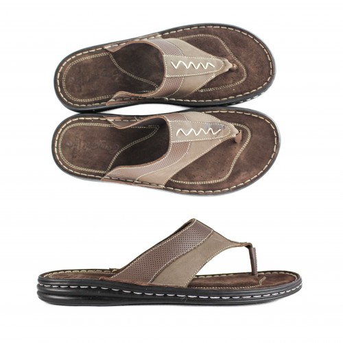 Chanclas de piel modelo SESMOR