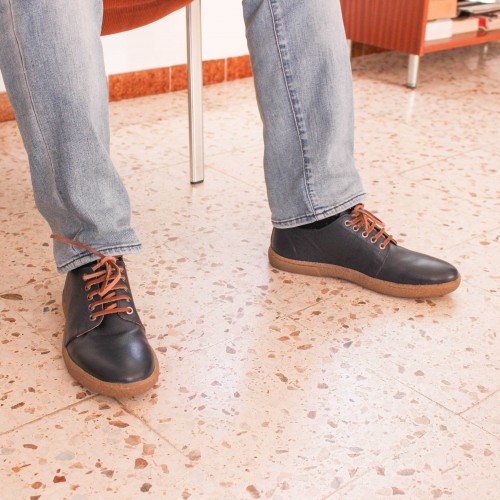 Sneakers de piel con cordones modelo COCON