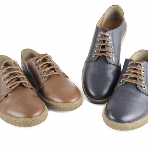 Sneakers de piel con cordones modelo COCON