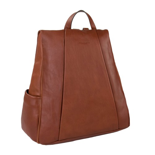 Mochila de piel natural con cierre trasero antirrobo Zerimar - 15