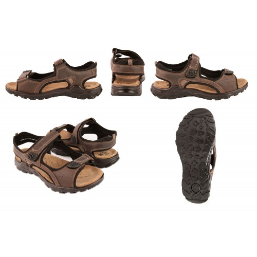 Sandalias de piel MOUNTAIN con cierre de velcro Zerimar - 5
