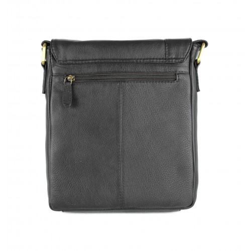 Bandolera de piel estilo vintage 26x22x7 cm NOCKA Zerimar - 1