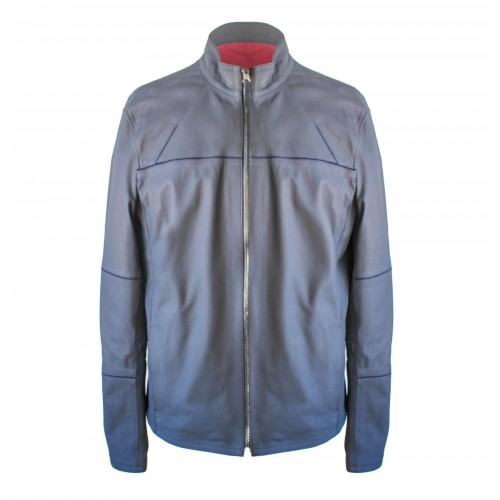 Chaqueta de cuero reveresible bicolor BLAGRAN