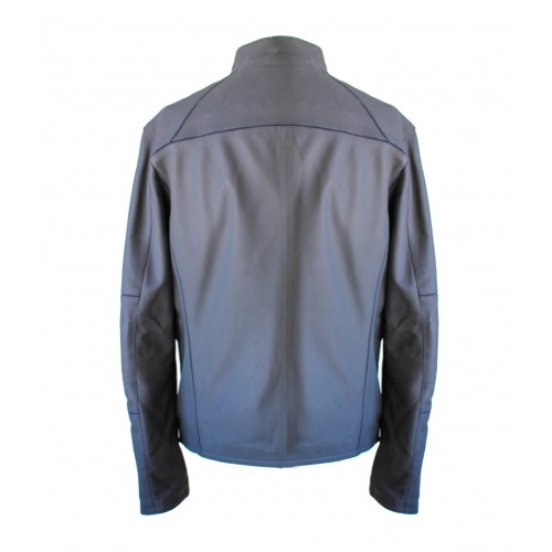 Chaqueta de cuero reveresible bicolor BLAGRAN