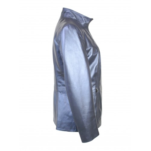 Chaqueta de piel con cremallera modelo KINLEY