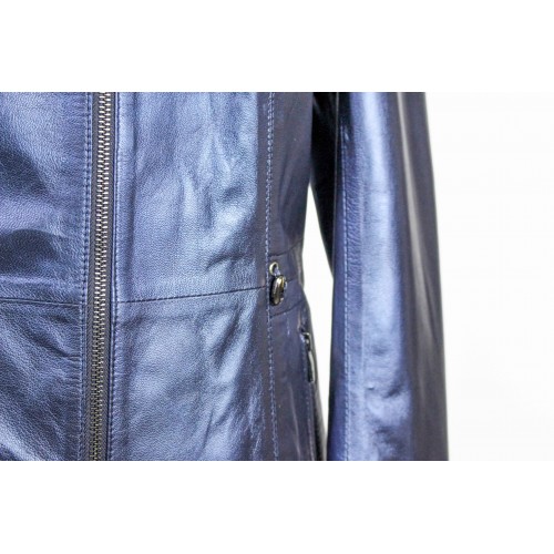 Chaqueta de piel con cremallera modelo KINLEY