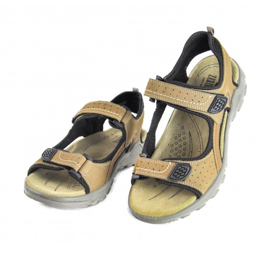 Sandalias de piel MOUNTAIN con cierre de velcro