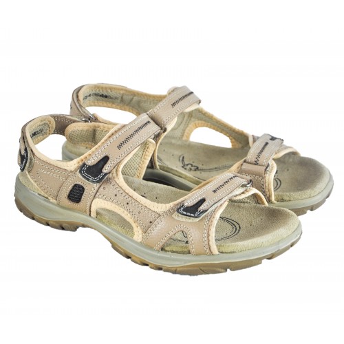 Sandalias de piel de trekking o senderismo para mujer