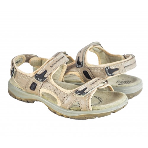 Sandalias de piel de trekking o senderismo para mujer