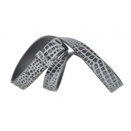 Cinturon de piel grabado modelo CRYSIS