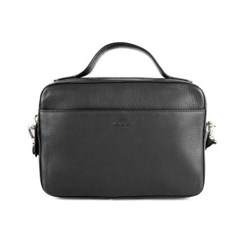 Bolso de piel con doble...