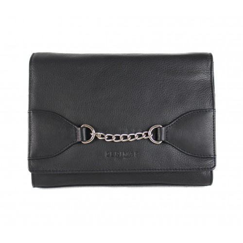 Bolso bandolera de piel...