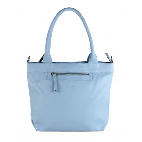 Bolso de piel con doble asa...