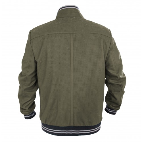 Chaqueta de cuero perforada modelo ITALIA