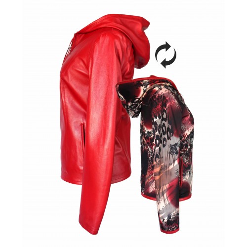 Chaqueta de piel reversible modelo LOUNO