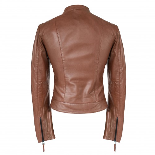 Chaqueta heavy de piel modelo PALOMA