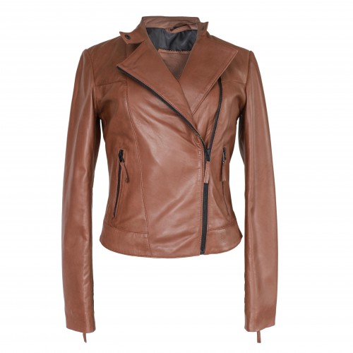 Chaqueta heavy de piel modelo PALOMA