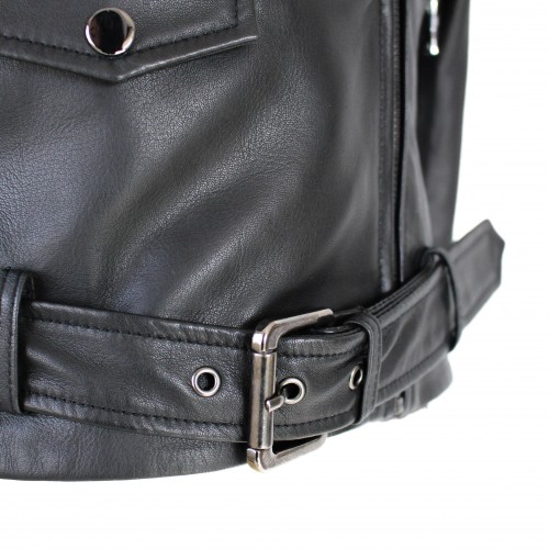 Chaqueta heavy de piel modelo BUDY