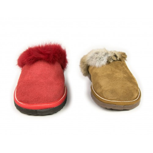 Zapatillas abiertas de piel Double Face invierno Zerimar - 5