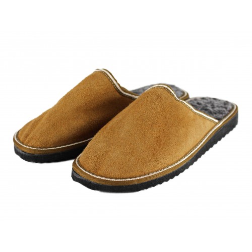 Pantuflas de piel Double Face para estar por casa