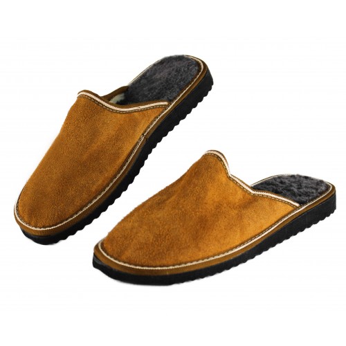 Pantuflas de piel Double Face para estar por casa