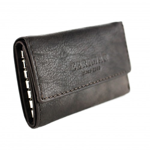 Porta llaves de piel con...