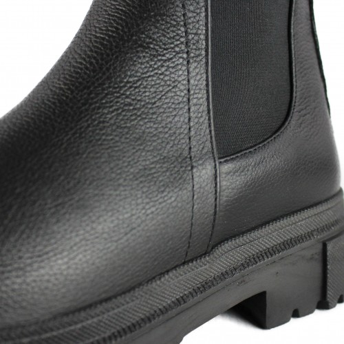 Botas Chelsea de piel con elástico