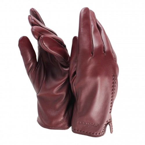 Guantes de piel para mujer modelo NOSVA