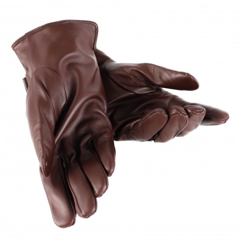 Guantes de piel con clip ajustable modelo BIRLE