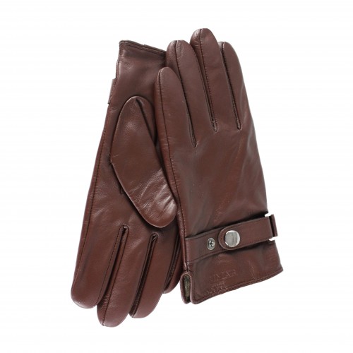 Guantes de piel con clip ajustable modelo BIRLE
