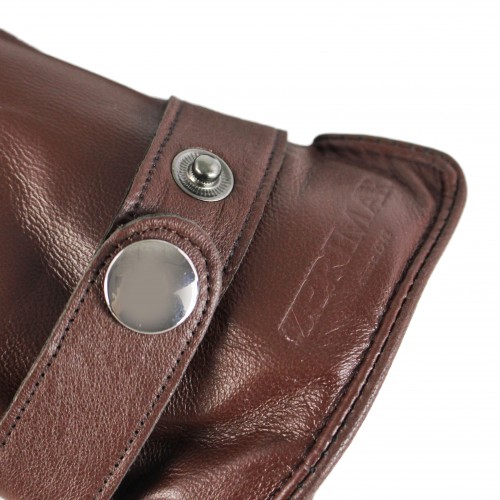 Guantes de piel con clip ajustable modelo BIRLE