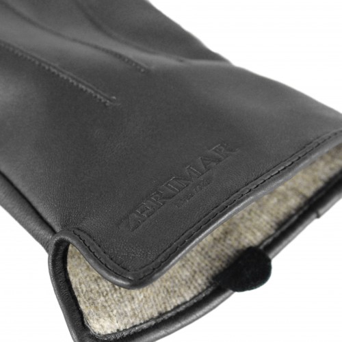 Guantes de piel para hombre modelo FLOWK