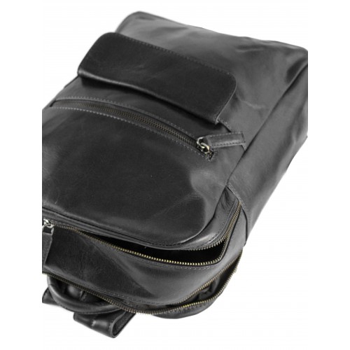 Mochila de piel natural 38x28x11 cm BLOKE