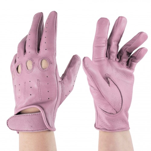 Guantes de piel para mujer...