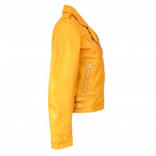 Chaqueta heavy de piel modelo SYKO