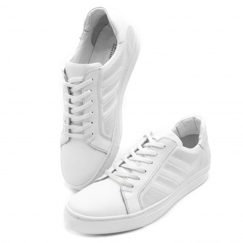 Sneakers de piel con cordones modelo TECHNIC