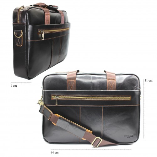 Maletin de piel modelo OPOUM 44x31x7 cm