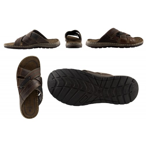 Sandalia de piel abierta modelo CAPRIOS