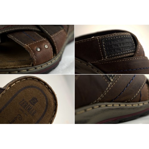 Sandalia de piel abierta modelo CAPRIOS