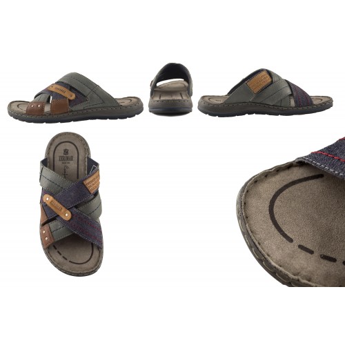 Sandalia de piel abierta modelo CAPRIOS